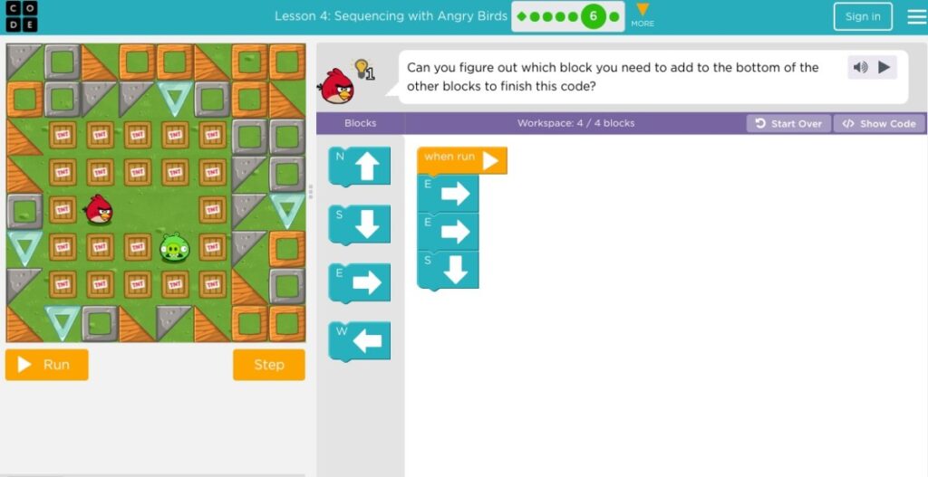 Scratch interface