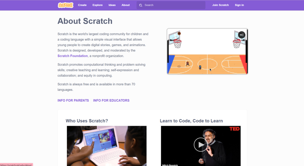 about Scratch
